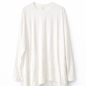 Lululemon White Oversized Long Sleeve Top Size 10